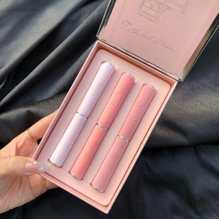 Bộ 3 Son Kem Mansly Mịn Mượt Như Nhung Kháng Nước Lâu Trôi