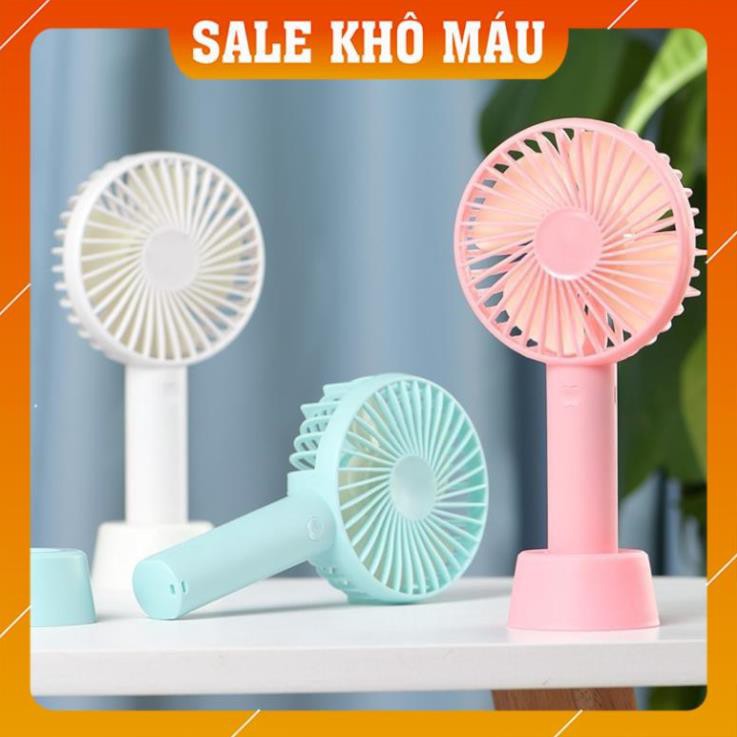 [giá sốc] Quạt tích điện cầm tay mini nhập khẩu- bảo hành 3 tháng, tư vấn trọn đời