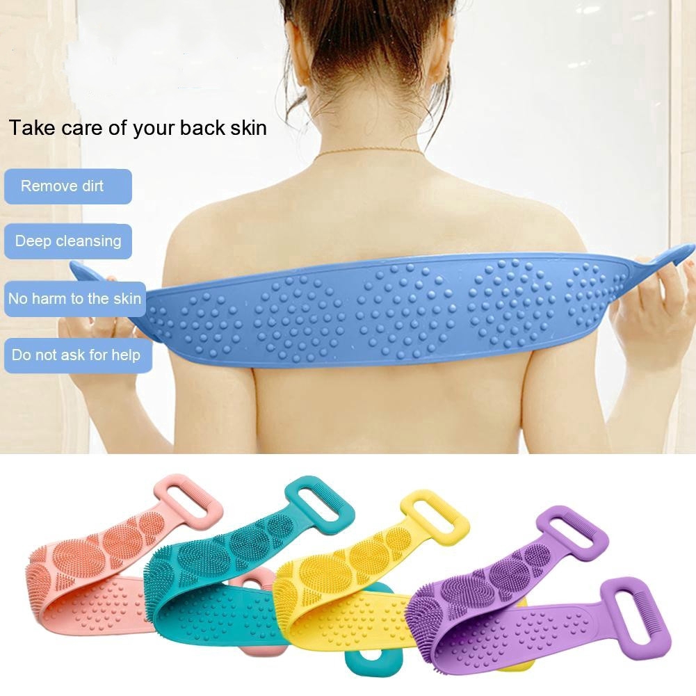 Bàn Chải Silicone Dùng Massage Toàn Thân Khi Tắm Tiện Lợi
