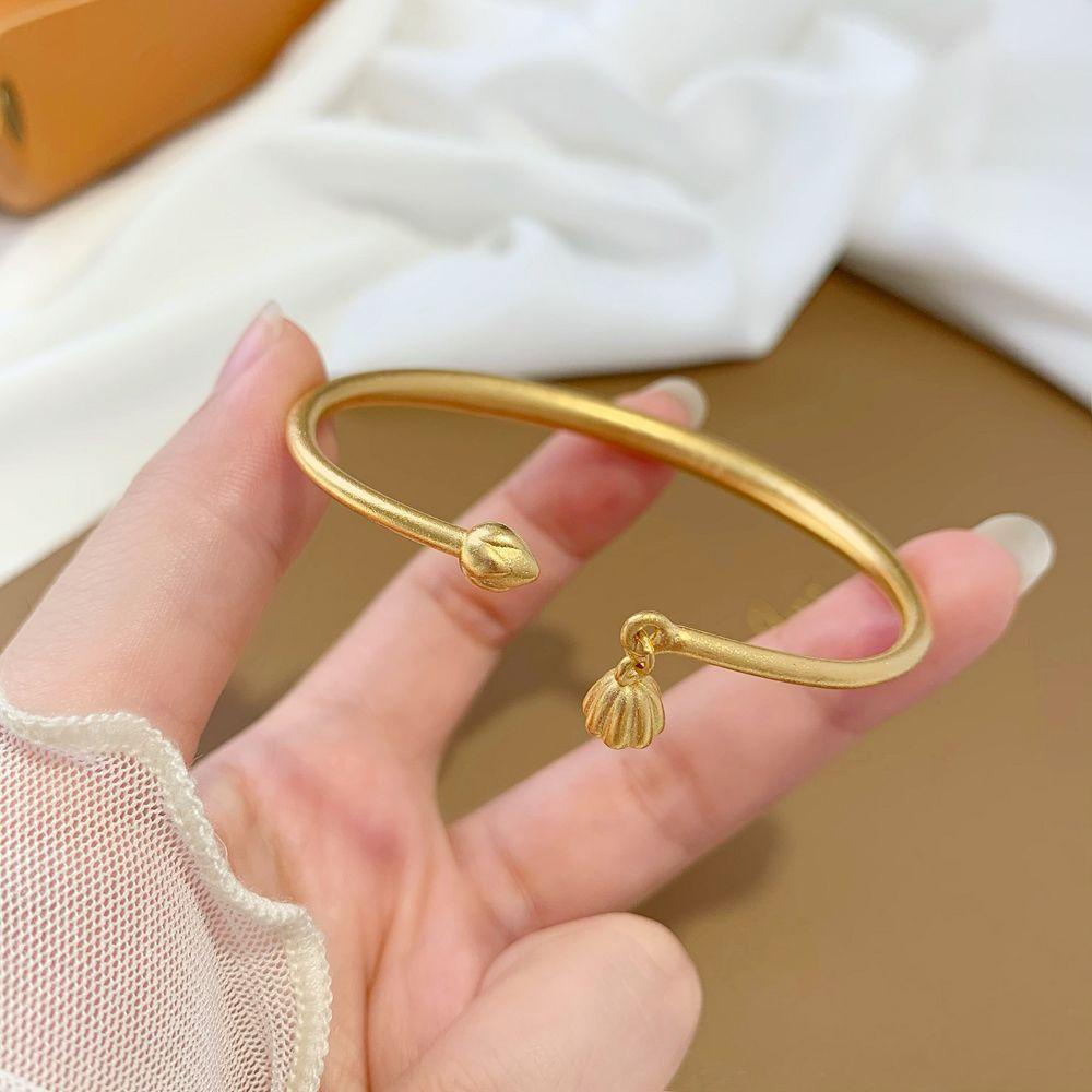 Vòng Đeo Tay Cát Cổ Điển Phong Cách Trung Hoa Dành Cho Nữ|Vòng Tay Tình Bạn Bằng Đồng Màu Sắc In Chữ Fu