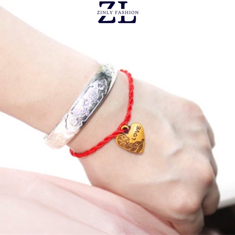 Vòng tay may mắn chỉ đỏ nữ zinly cho tình duyên, học tập, tình yêu nam nữ - Lắc đeo tay đẹp