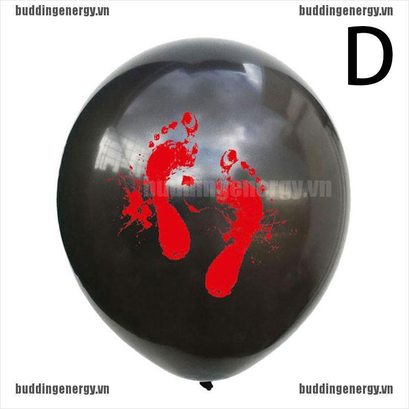 Set 10 Bong Bóng Nhiều Màu Sắc 12 Inch Dùng Để Trang Trí Halloween Tiện Dụng