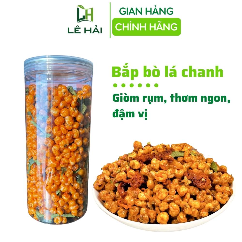 Bắp sấy khô bò lá chanh 350g Lê Hải, bắp lắc khô bò, đồ ăn vặt Sài Gòn