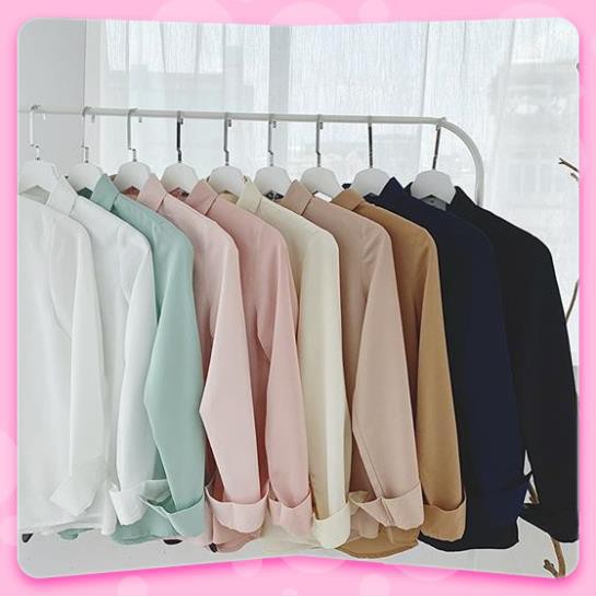 Đầm Nữ, Áo sơ mi nữ siêu xinh, áo sơ mi 1sở chất lụa đẹp nhiều màu V | BigBuy360 - bigbuy360.vn