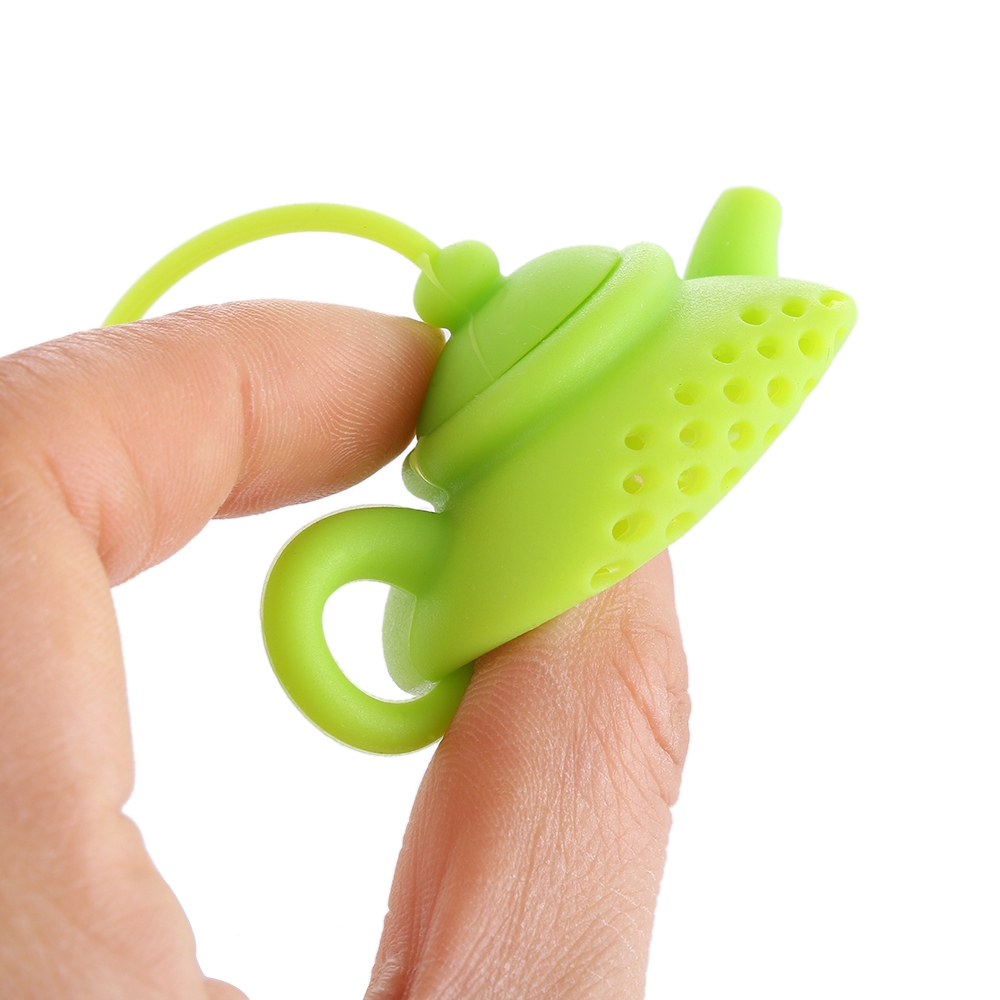 Dụng Cụ Lọc Trà Hình Ấm Trà Bằng Silicone