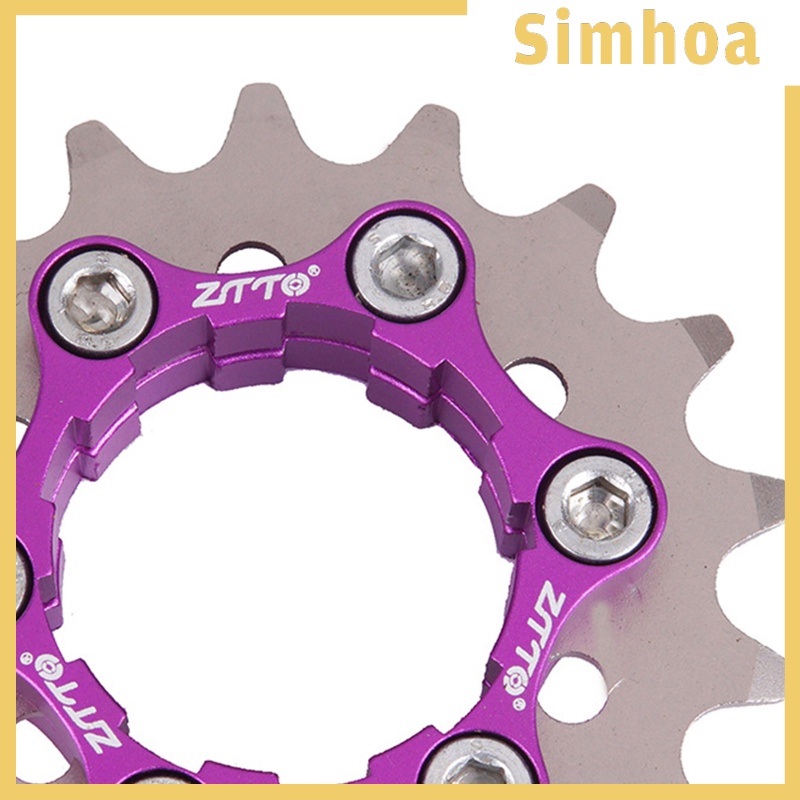 [SIMHOA] MTB Single 1 Speed Cassette Cog Fixed Gear Conversion Kit for 10/11s Hub