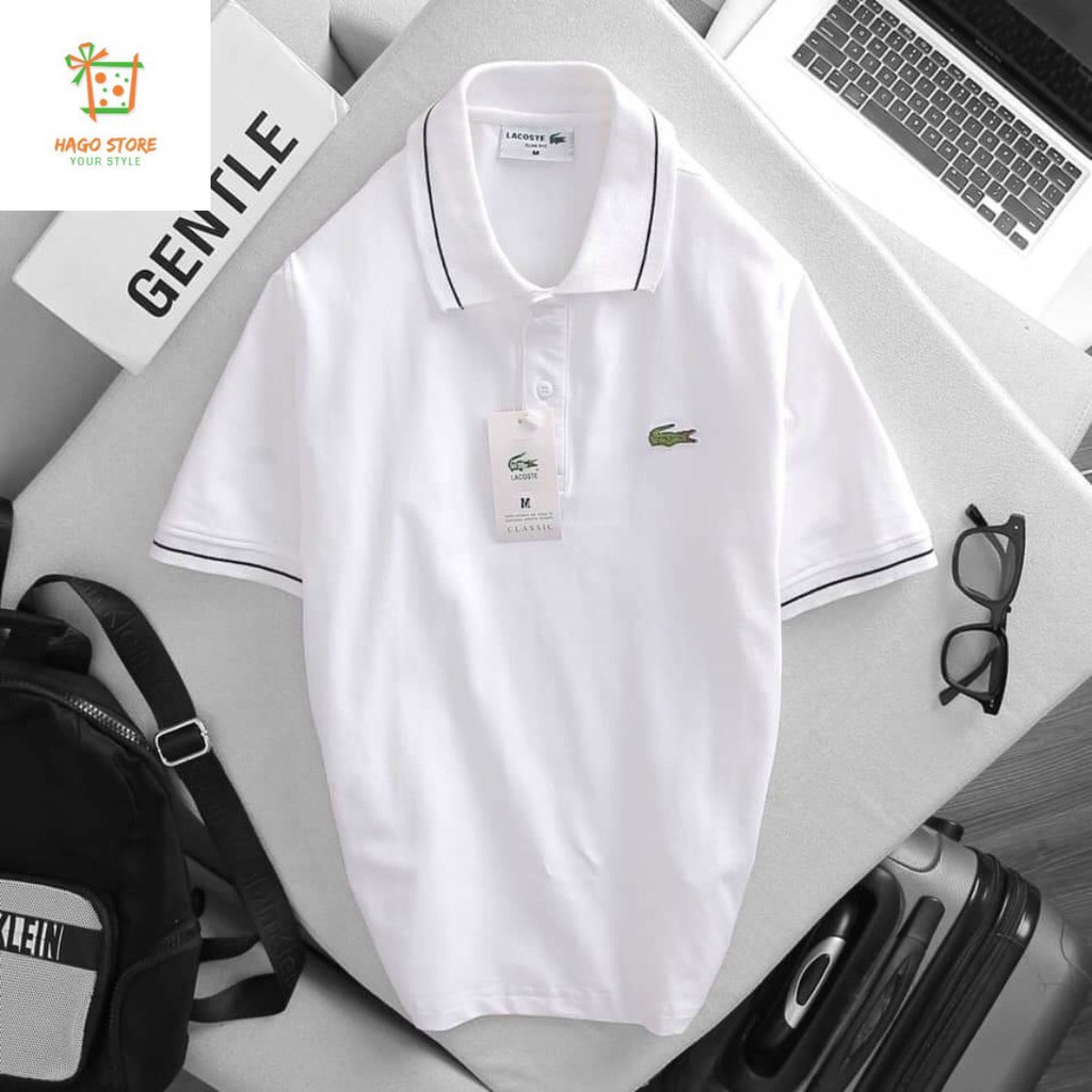 [Mã AONAAPP21 Giảm Giá 15% Tối Đa 30k Đơn Hàng Từ 99k] Áo Thun Polo Nam Lacoste Có Cổ