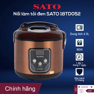 Nồi lamg tỏi đen máy làm tỏi đen sato 18td052 đa năng cao cấp công nghệ nhật bản bảo hành 12 tháng