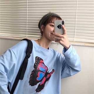 sweater bướm xanh