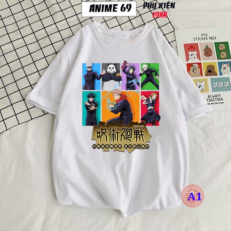 ( NHIỀU MẪU )-ÁO THUN TAY LỠ - UNISEX - Jujutsu Kaisen  - Chú Thuật Hồi #1