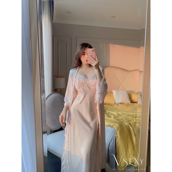 SET CHOÀNG XANH PHỐI REN CAO CẤP ( New)