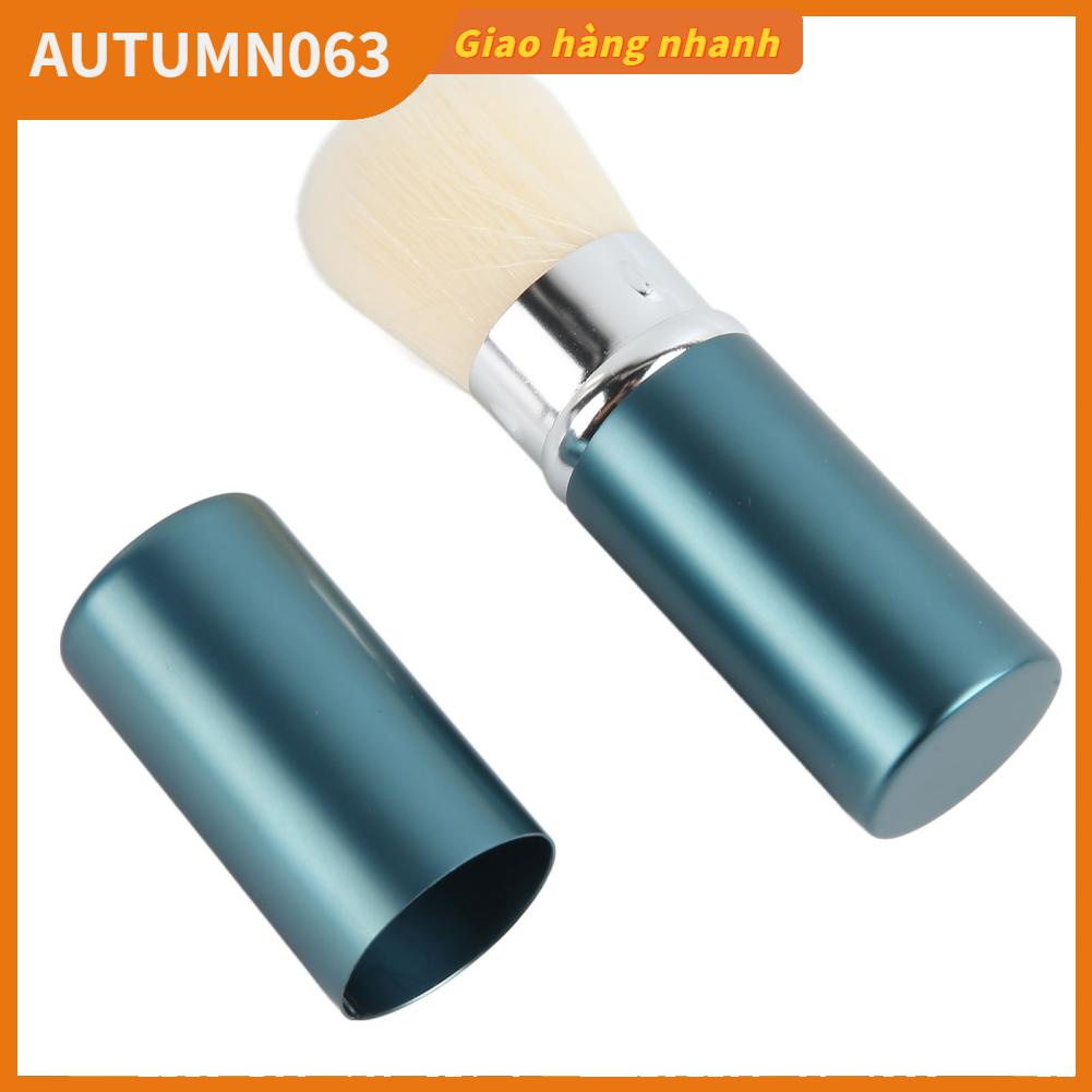 Autumn063 Bàn chải trang điểm có thể co giãn màu xanh nắp mỹ phẩm mềm đa chức năng cầm tay cho gia đình