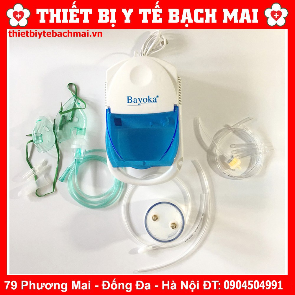 Máy Xông Khí Dung BAYOKA [Bảo Hành Thay Mới Trong 3 Năm]