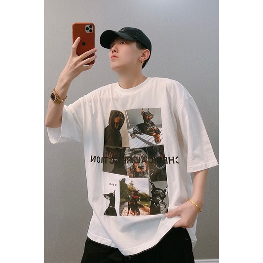 Áo thun tay lỡ D.O.G chất cotton sịn CoolZ phông Unisex nam nữ Cotton oversize form rộng phong cách Hiphop