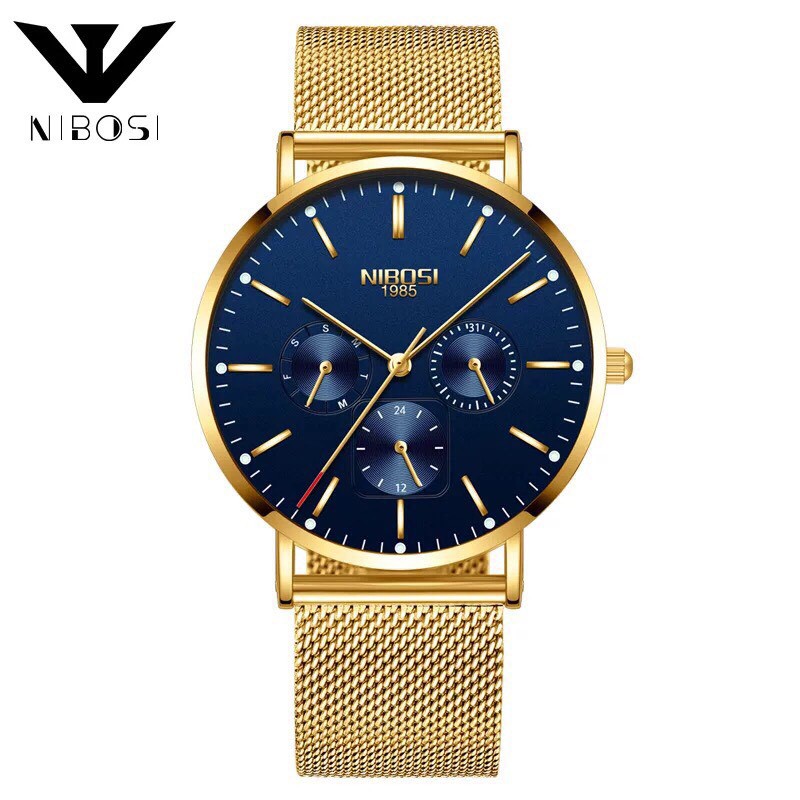 [💖Freeship💖]Đồng hồ nam NIBOSI NI2321 Chính Hãng - Đồng hồ NIBOSI 1985 CHÍNH HÃNG