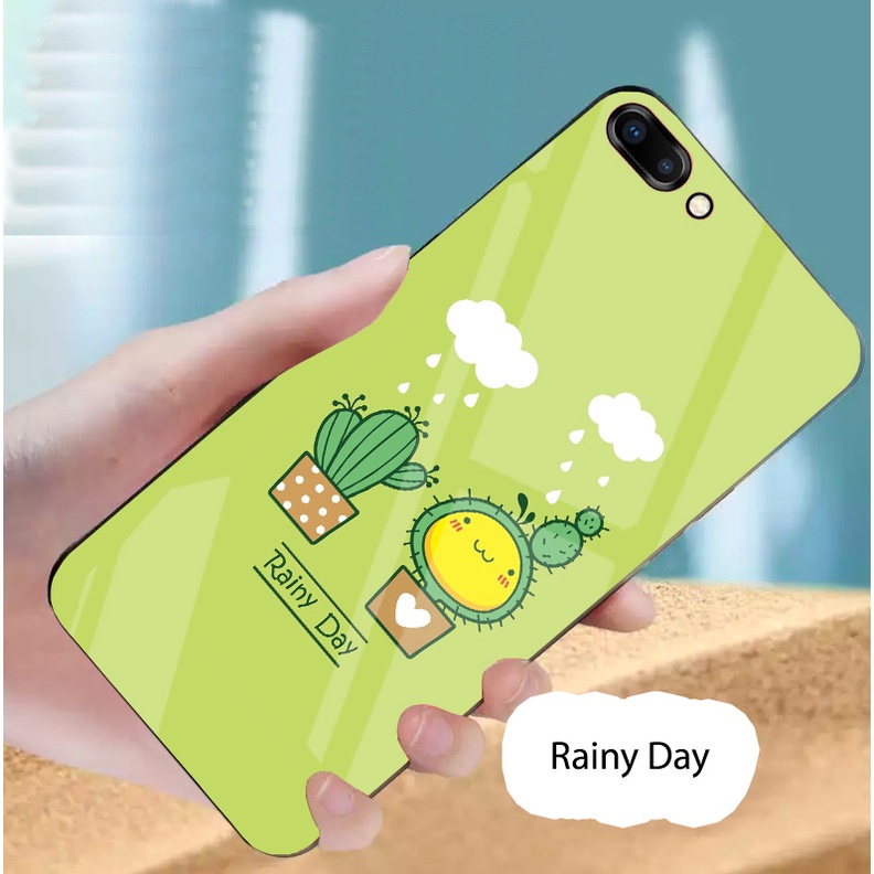 Ốp OPPO A3S, A12E , A5 mặt kính gương bóng