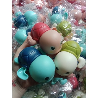Rùa lên cót thả bể bơi cho bé - rùa bơi