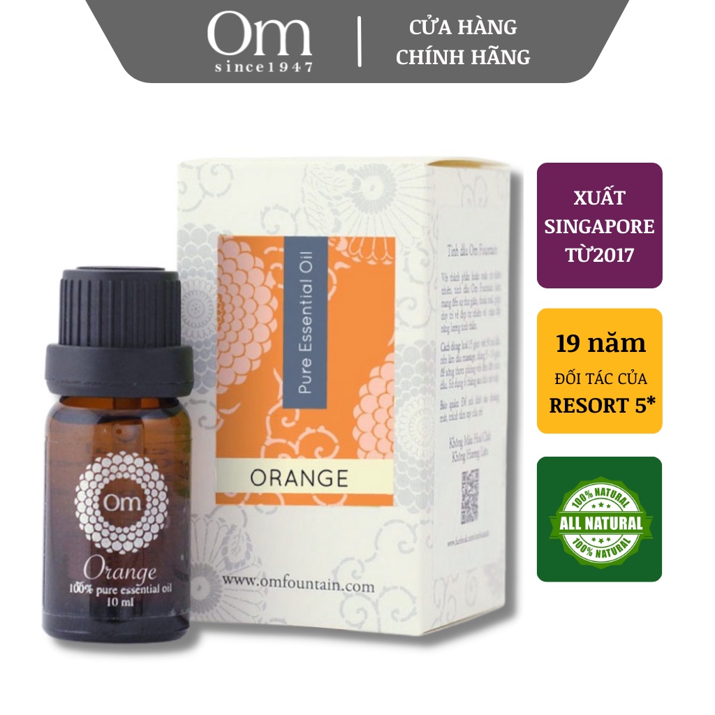 Tinh dầu Cam Ngọt Sweet Orange 10ml - Om Fountain