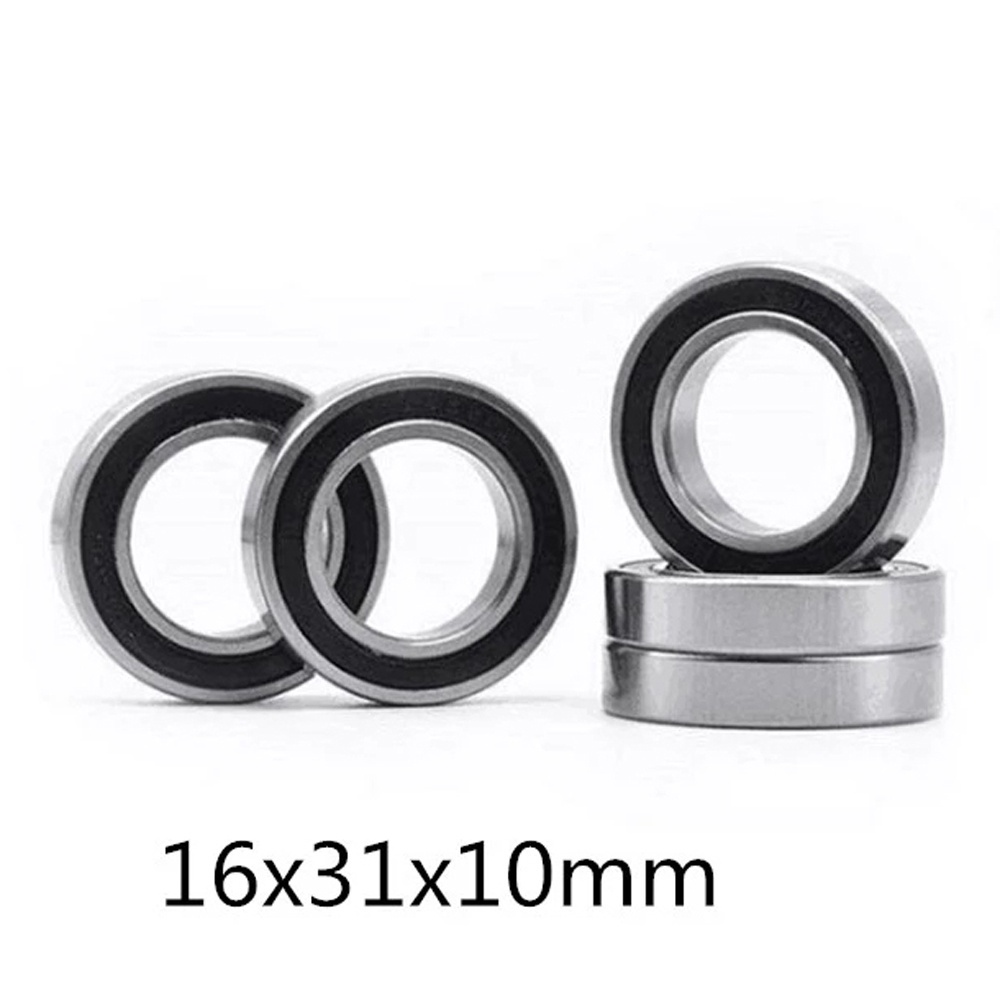 Set 4 vòng bi bằng thép 16x31 x 10mm 163110-2rs chuyên dụng dành cho xe đạp