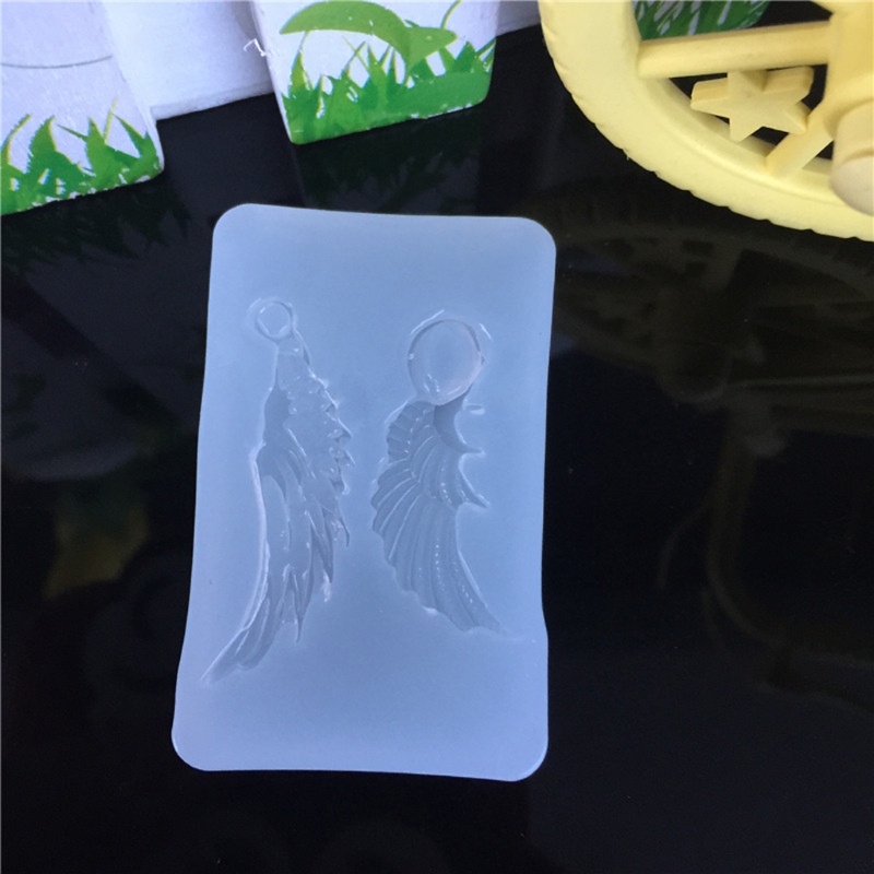 Sa Khuôn Silicone Làm Mặt Dây Chuyền Hình Đôi Cánh