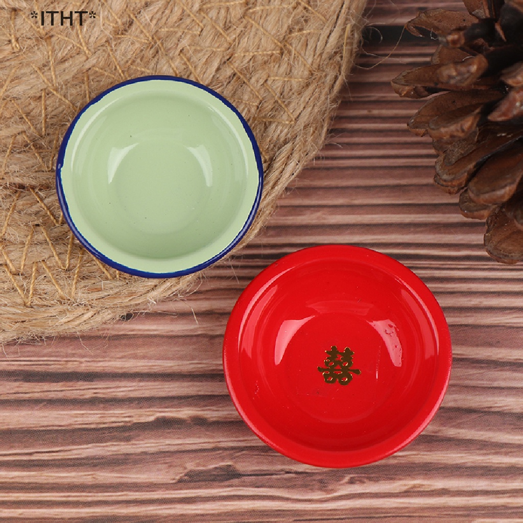 Mô Hình Bát Đĩa Súp Tỷ Lệ 1 / 12 Dùng Trang Trí Nhà Búp Bê