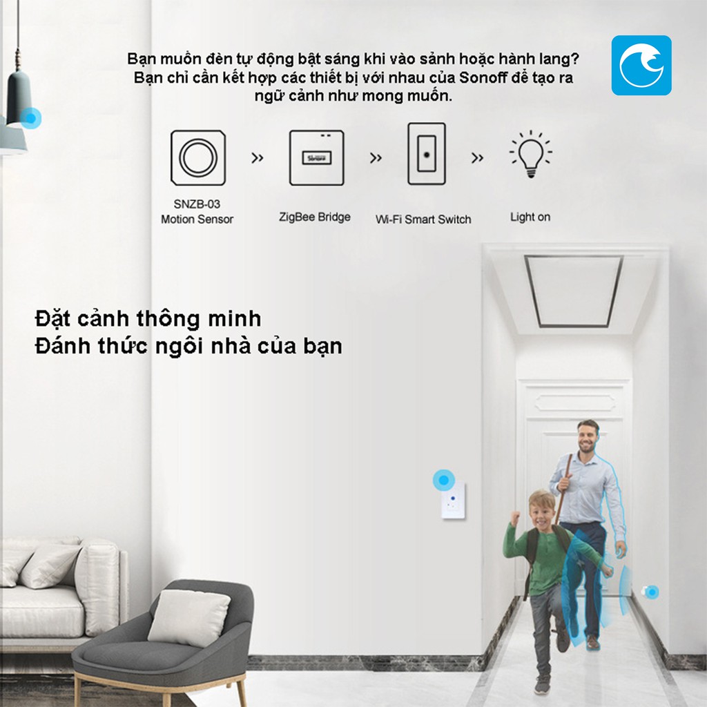 Cảm biến chuyển động Sonoff Zigbee