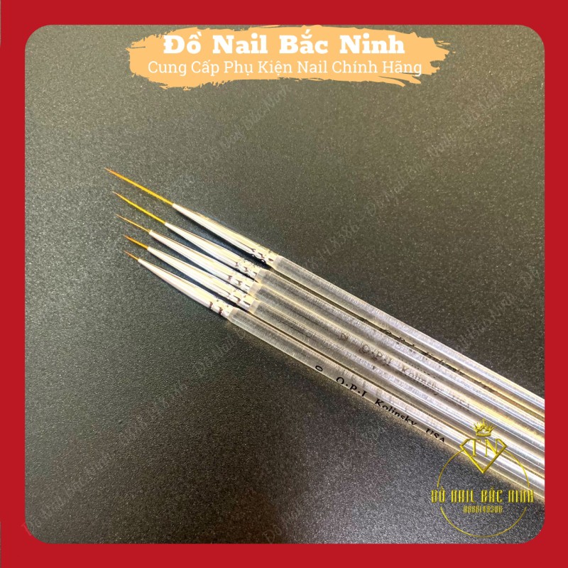 Cọ Nét Vẽ Móng OPI Kolinsky Loại Cán Nhựa Cọ Vẽ Nét Nail Siêu Mảnh