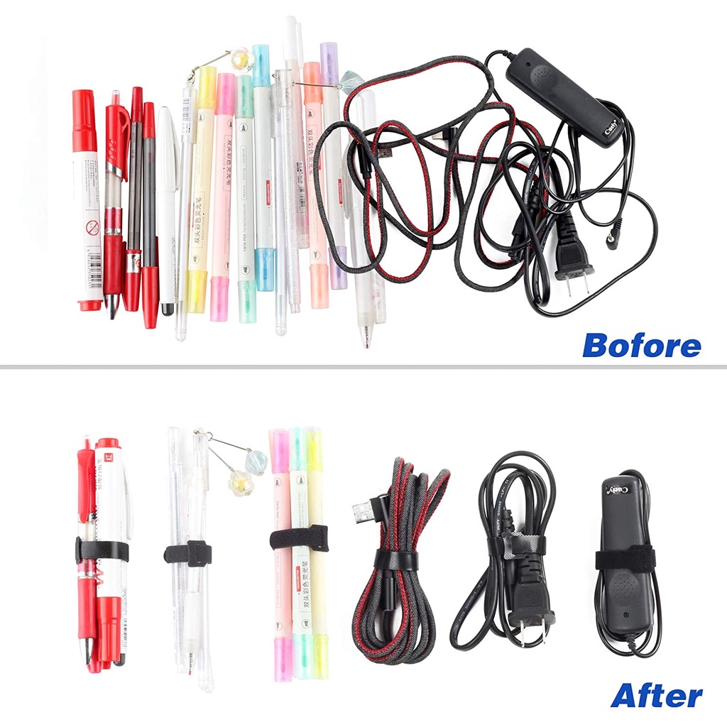Set 50 Dây Buộc Dây Cáp/Tai Nghe/Dây Cáp Bằng Nylon Tiện Dụng