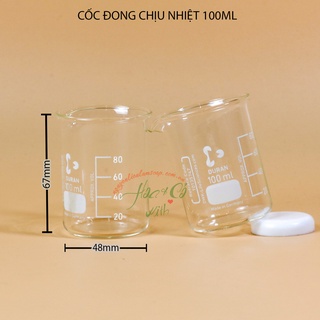 [Dụng Cụ] Cốc Thủy Tinh Chịu Nhiệt