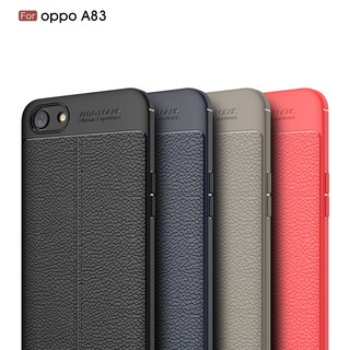 Ốp lưng oppo a83 silicon giả da auto focus