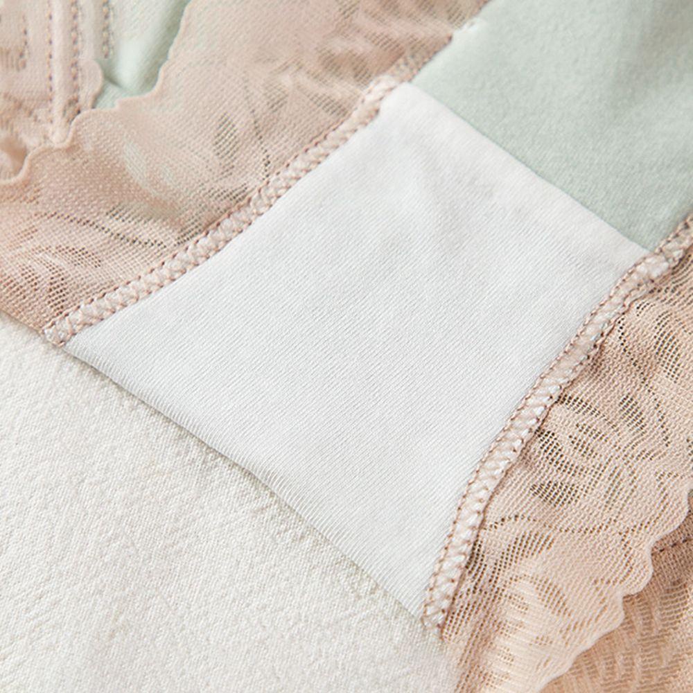 SOMEDAYZL Quần Lót Cotton Siêu Mỏng Không Đường May Phối Ren Phong Cách Hàn Quốc