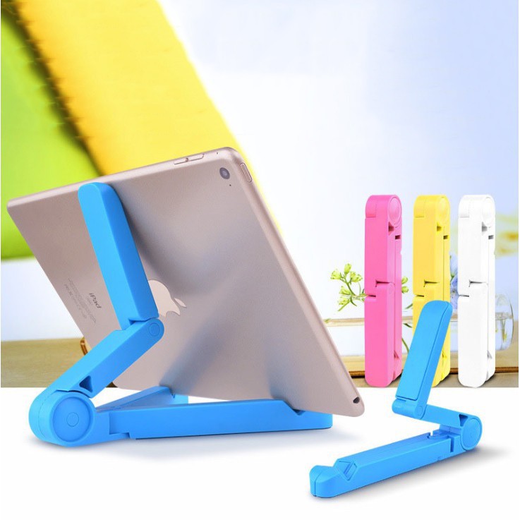 Giá Đỡ Điện Thoại Máy Tính Bảng Rảnh Tay Tam Giác Gấp Gọn Nhiều Màu Kệ Để Bàn Kê - Minh An Saigon