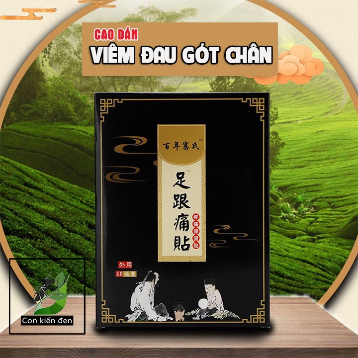 Cao dán viêm cân gan chân - Viêm gót chân