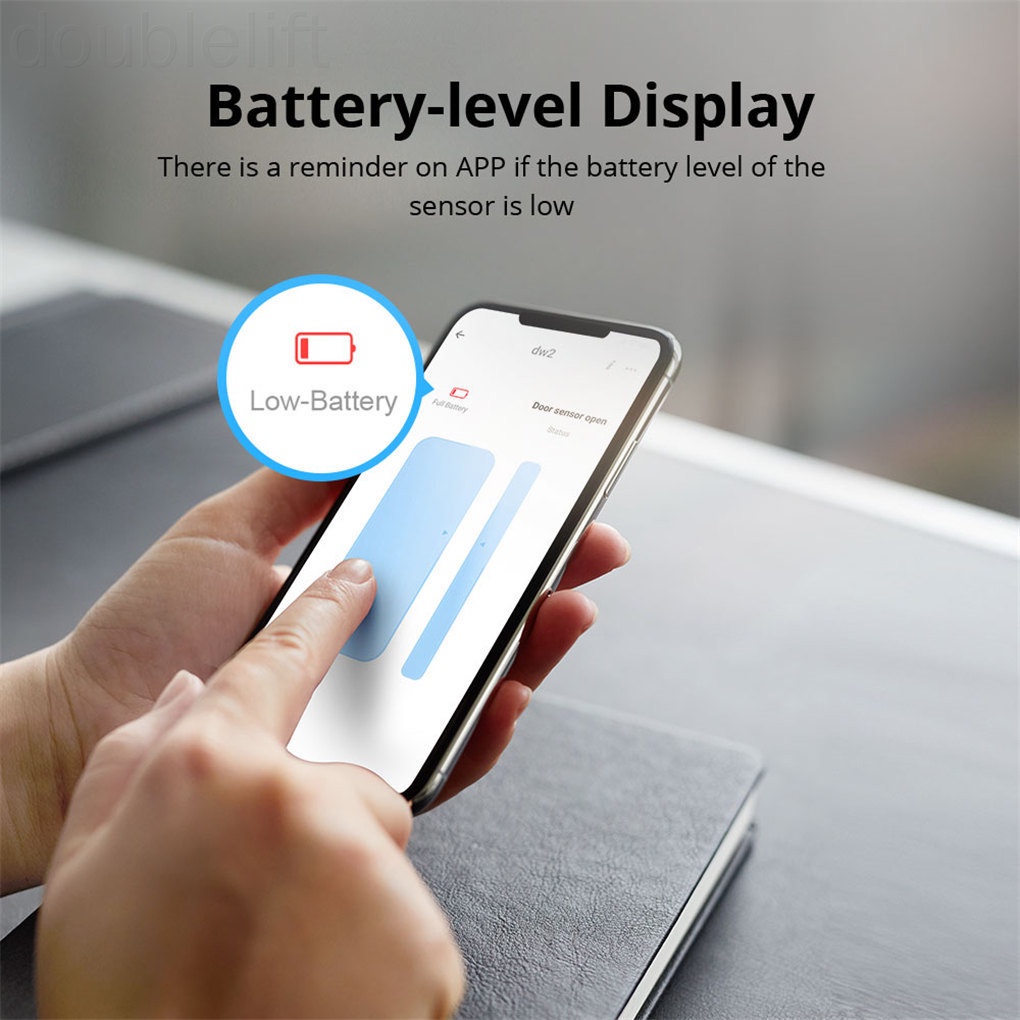 Cảm Biến Báo Động Không Dây Sonoff Dw2 Wifi Gắn Cửa Sổ / Cửa Ra Vào