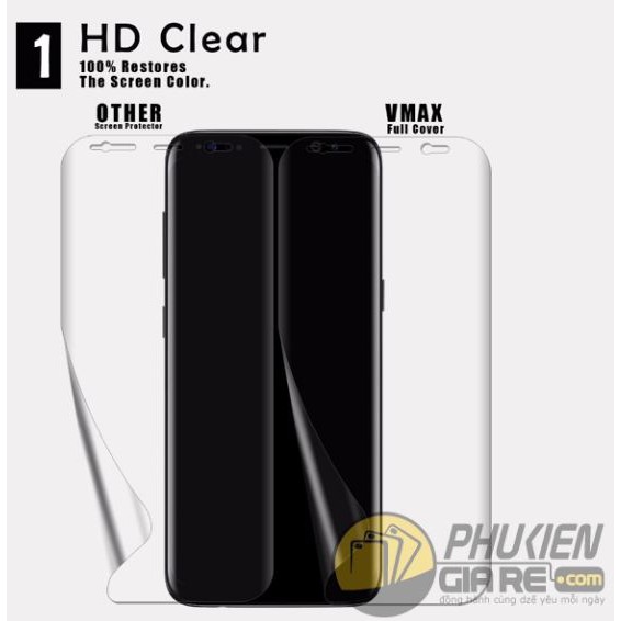 Miếng dán dẻo Vmax full màn hình cho Samsung Galaxy A8 Plus 2018