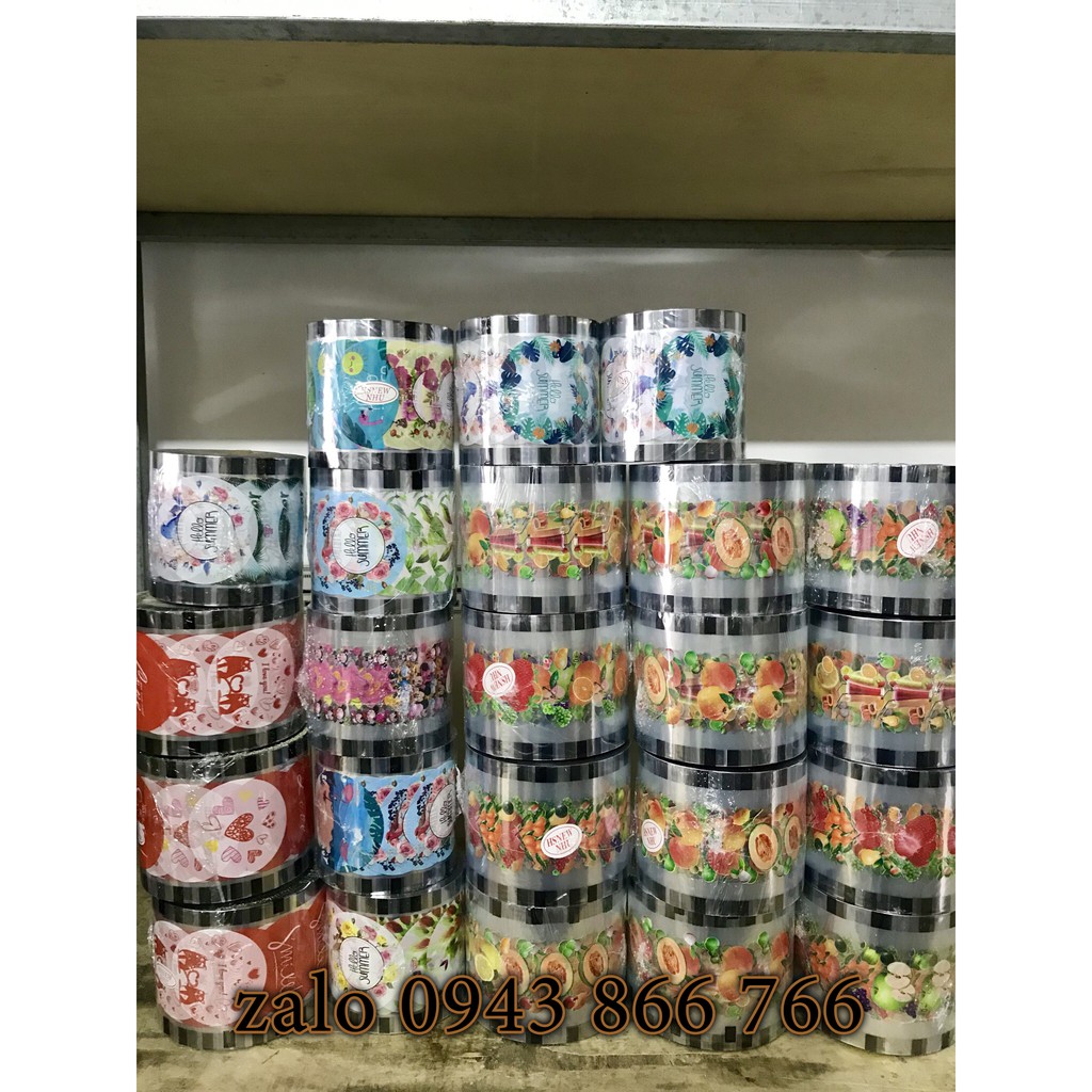 Cuộn keo dán miệng ly size 350ml - 750ml ,  trà sữa, sinh tố, nước mía