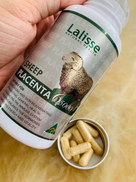 Lalisse Sheep Placenta 65000 - Viên uống nhau thai cừu đẹp da