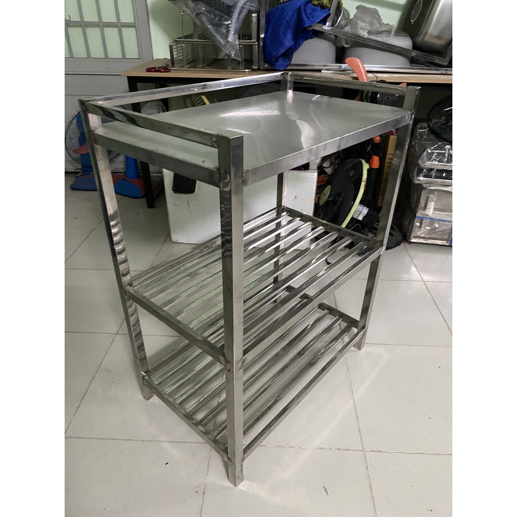 Kệ inox để chén cao cấp,đa năng tiện lợi cho nhà bếp ,nhà hàng,quán ăn ,inox 100% nên sạch sẽ bền đẹp