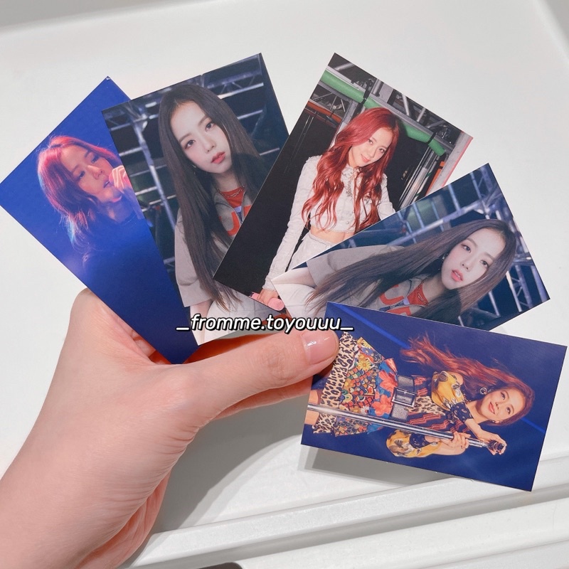 Ảnh photocard Jisoo Jennie Rose Lisa card BLACKPINk chính hãng