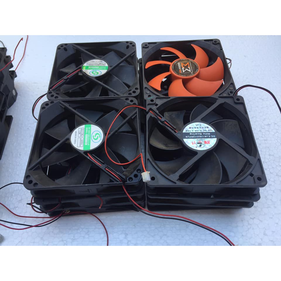 Quạt 9Cm tản nhiệt 12V Fan 9 Quạt Tản nhiệt 9x9x2Cm