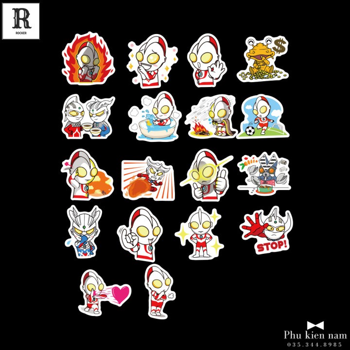 Sticker PVC Chống nước Hình dán trang trí Phòng tường Siêu nhân ST024