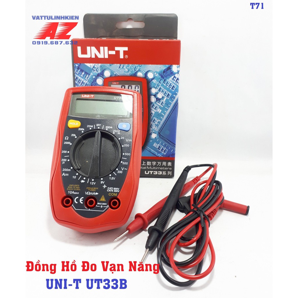 Đồng hồ Đo Vạn Năng UNI-T Model UT33B