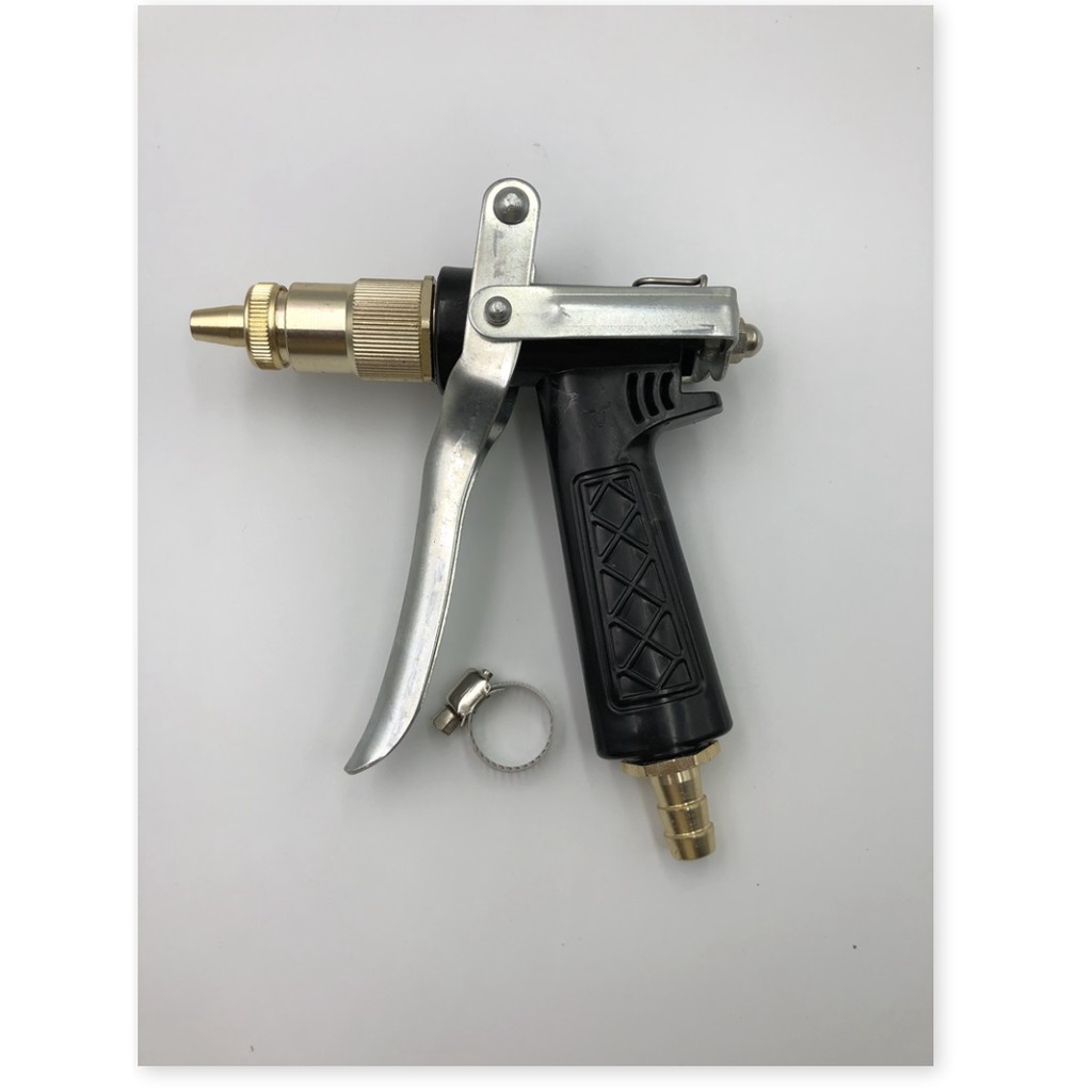 Bộ Dây +  Đầu Nối Đa Năng + Vòi Xịt Tăng Áp Lực NướcChuyển Rửa Xe Tưới Cây Chịu Nhiệt - 20m