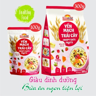 Yến mạch trái cây dinh dưỡng sunrise gói 100g,300g