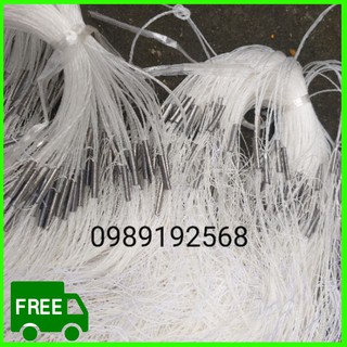 <Freeship> Lưới đánh cá 3 màn làm bằng sợi dù then 6 cao 1m dài 35m bắt cá trắm chép và các loại cá to từ 1kg đến 4kg ,t