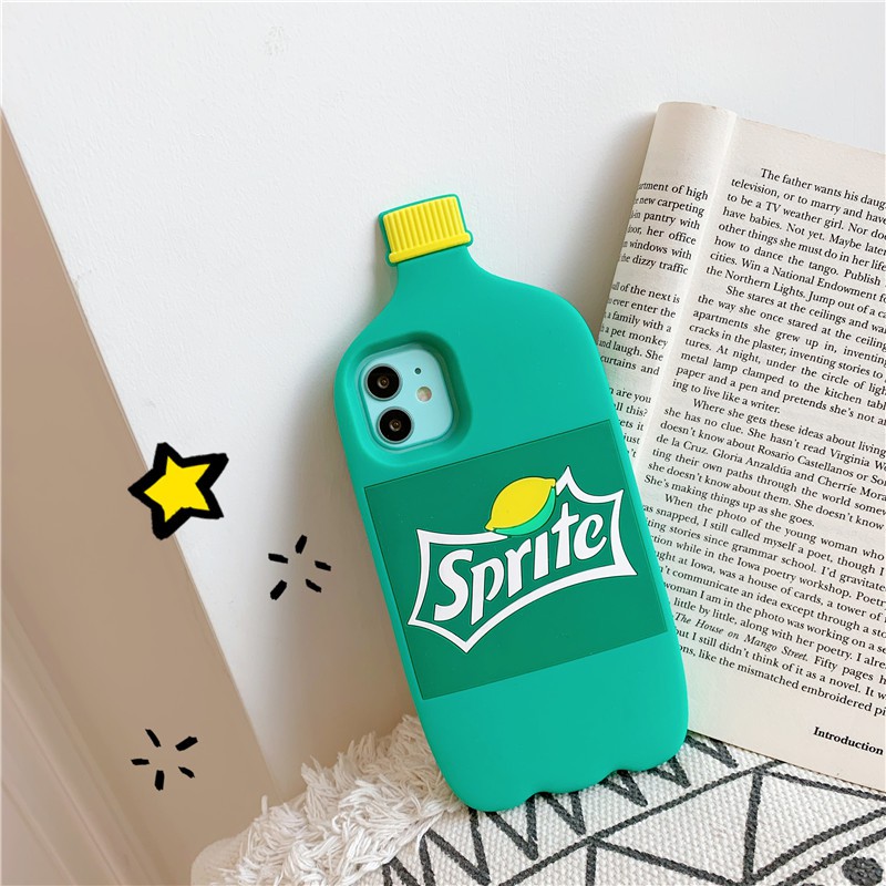 iPhone 11 Pro Max / iPhone12 / iPhone X / iPhone 7 Plus / iPhone 8 / iPhone 6 Sprite Cola Phone Case Vỏ điện thoại silicon mềm