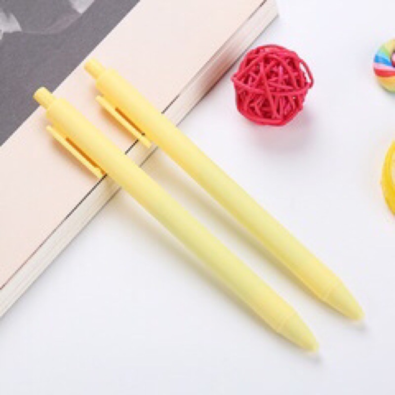 (FREESHIP50K) Bút bi bấm màu pastel siêu xinh, mực đen,ngòi 0,5mm