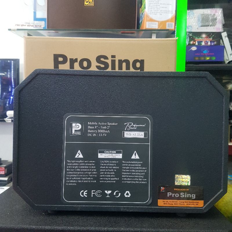 Loa cầm tay Prosing  W8 - Alisa : tặng kèm hộp pin AA | BigBuy360 - bigbuy360.vn