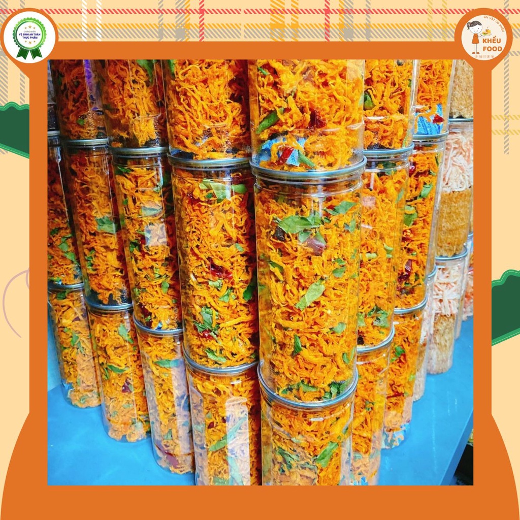 Khô gà lá chanh mềm ngon 300g hủ pet - Khều Food | BigBuy360 - bigbuy360.vn