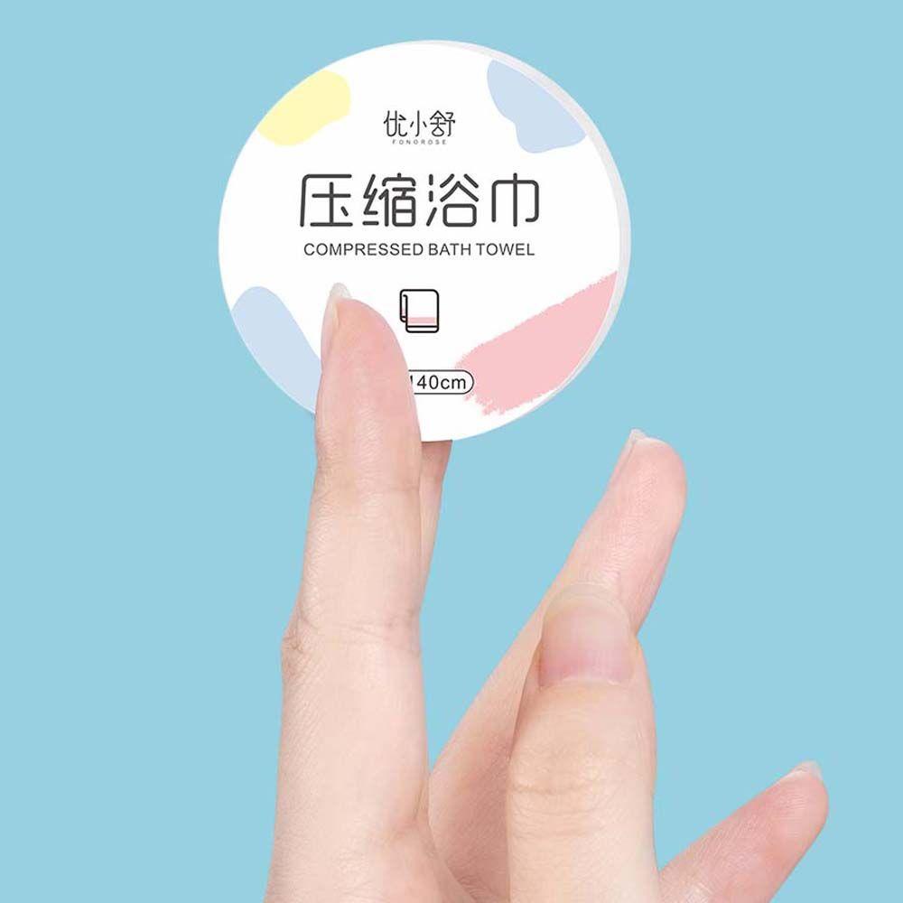 Khăn Nén Bằng Vải Không Dệt Cỡ Lớn Khô Nhanh Dùng Khi Tắm